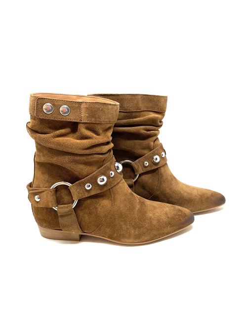Texano donna con zeppa interna IL LACCIO | GS29271CROSTACUOIO